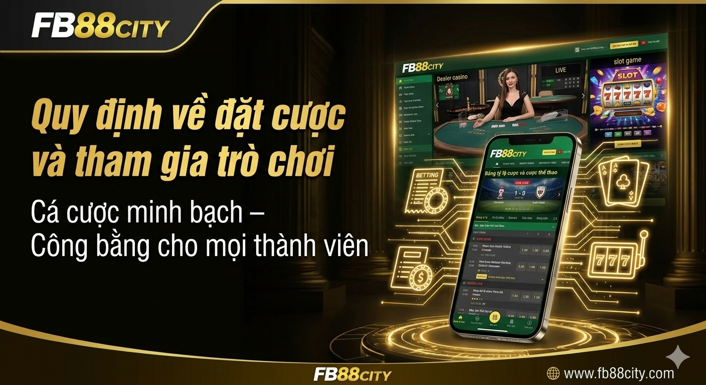 2. Quy định luật lệ về đặt cược và tham gia trò chơi