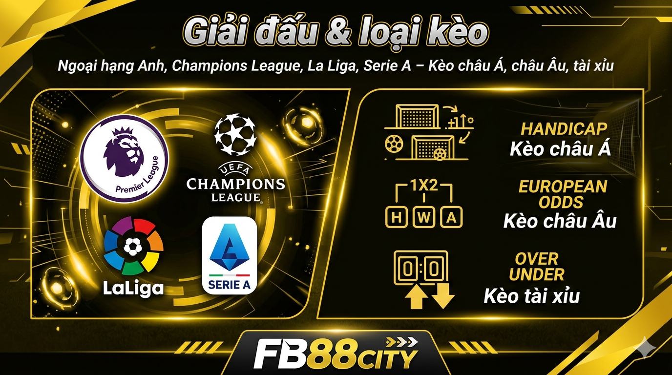 3. Các loại kèo cá cược bóng đá