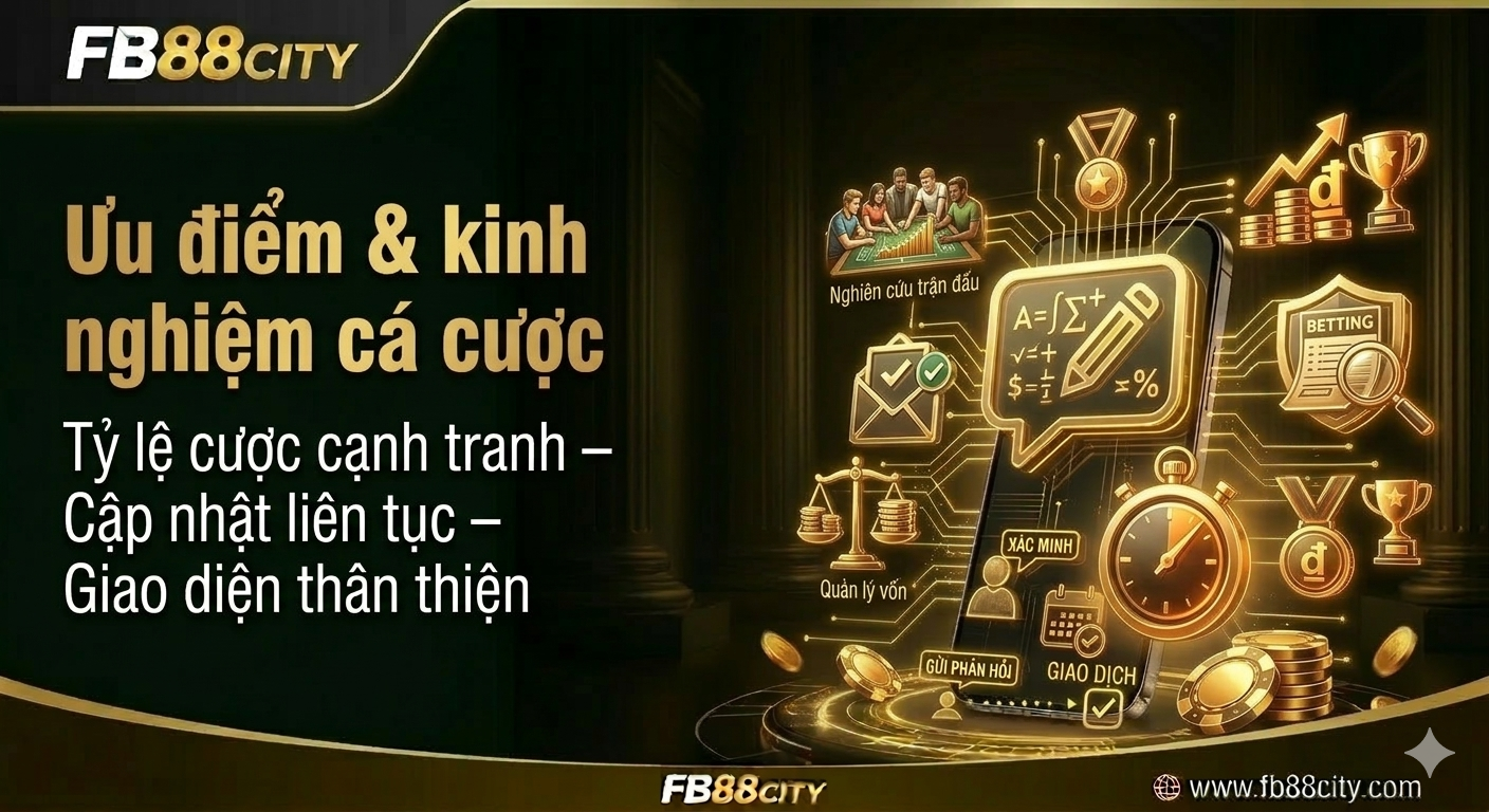 4. Ưu điểm của cá cược thể thao tại FB88